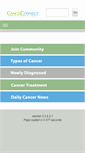 Mobile Screenshot of cancerconnect.com